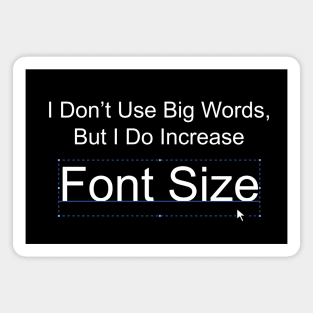 Font Size Magnet